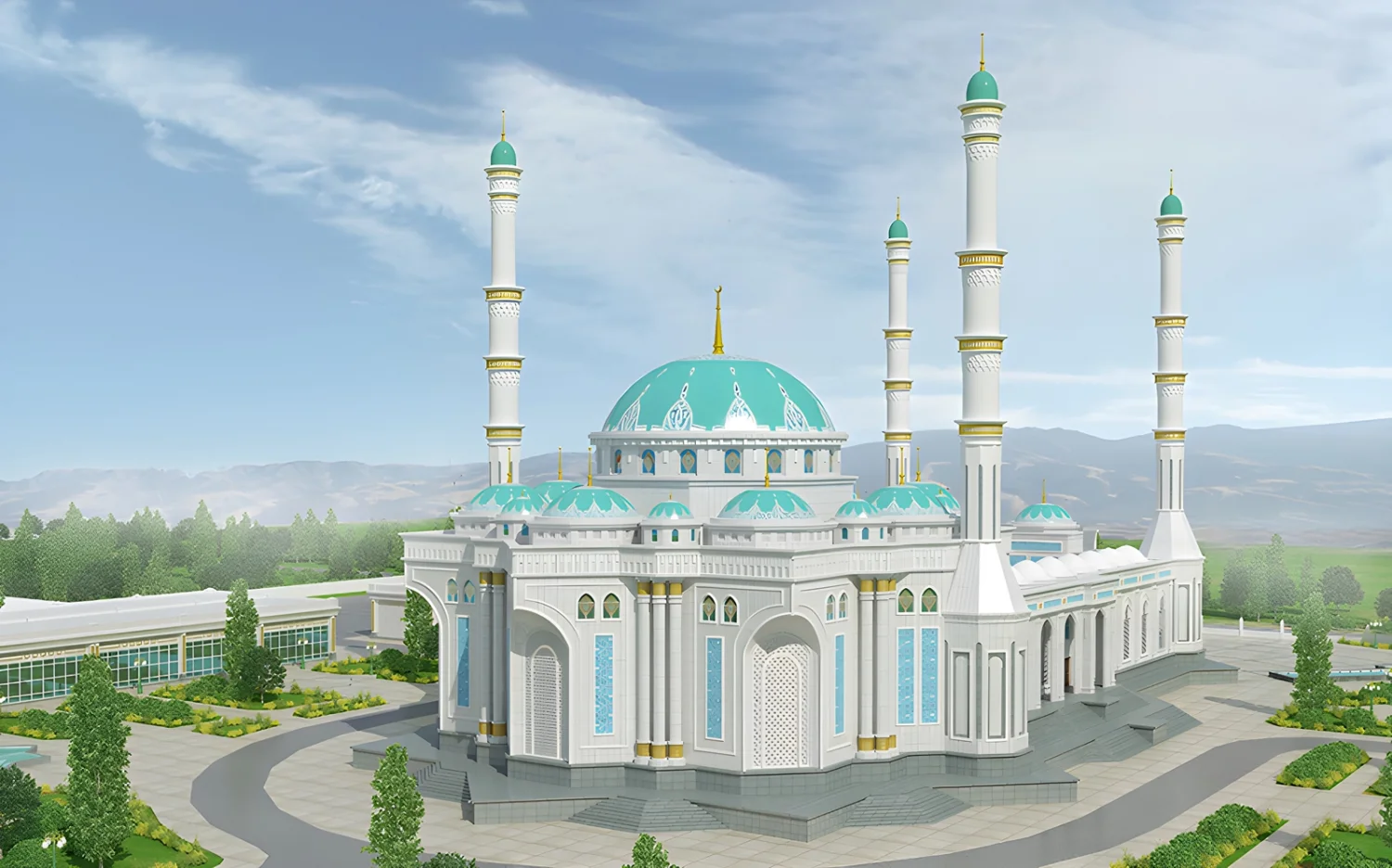 Turkmenistan Balkanat City Mosque | Çakır Construction