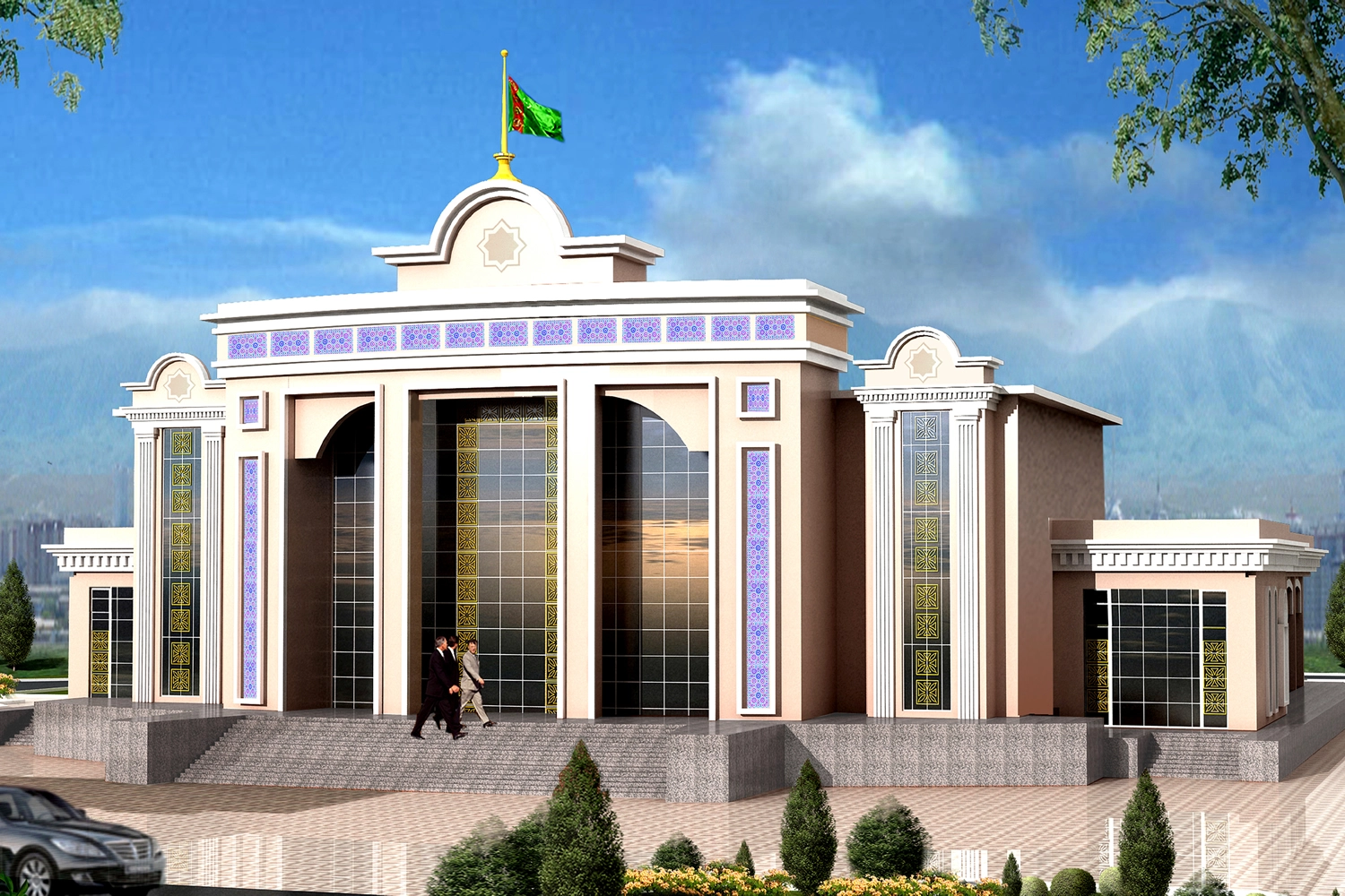 Türkmenistan Serdar Şehri Kültür Merkezi | Çakır İnşaat